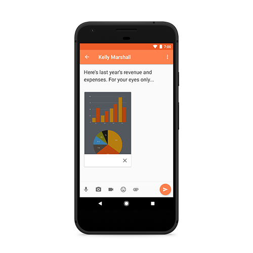 Confide Android App Screenshot